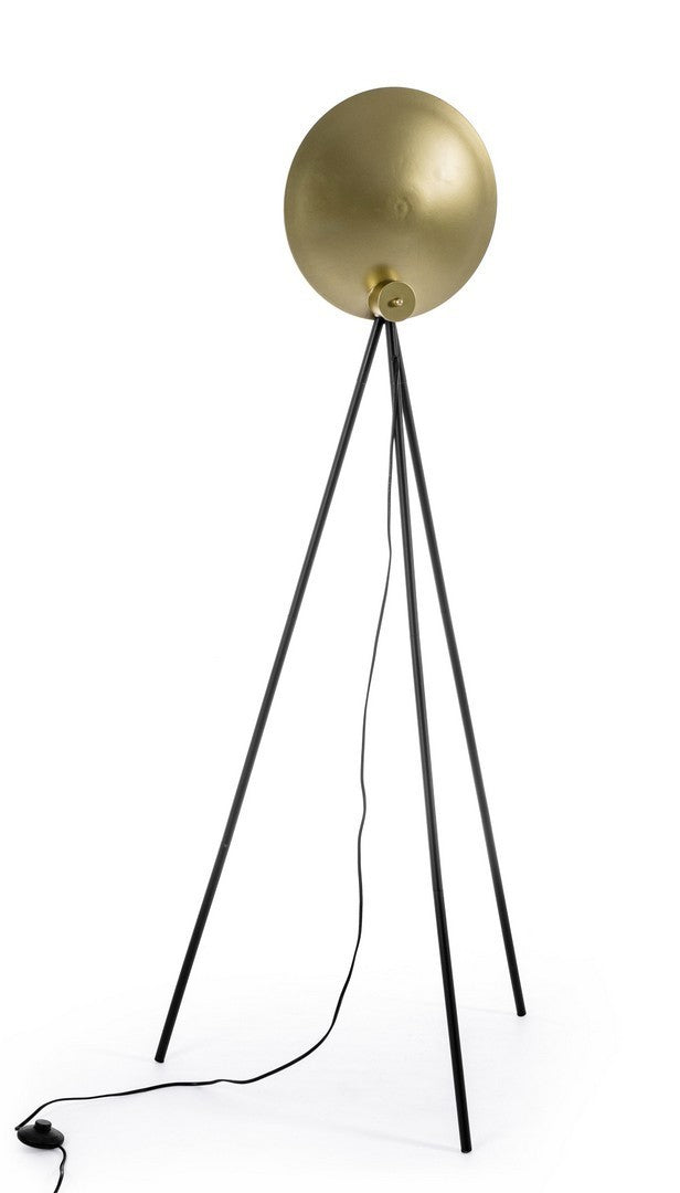 Grindų šviestuvas BALOON, auksinės spalvos, H156 cm