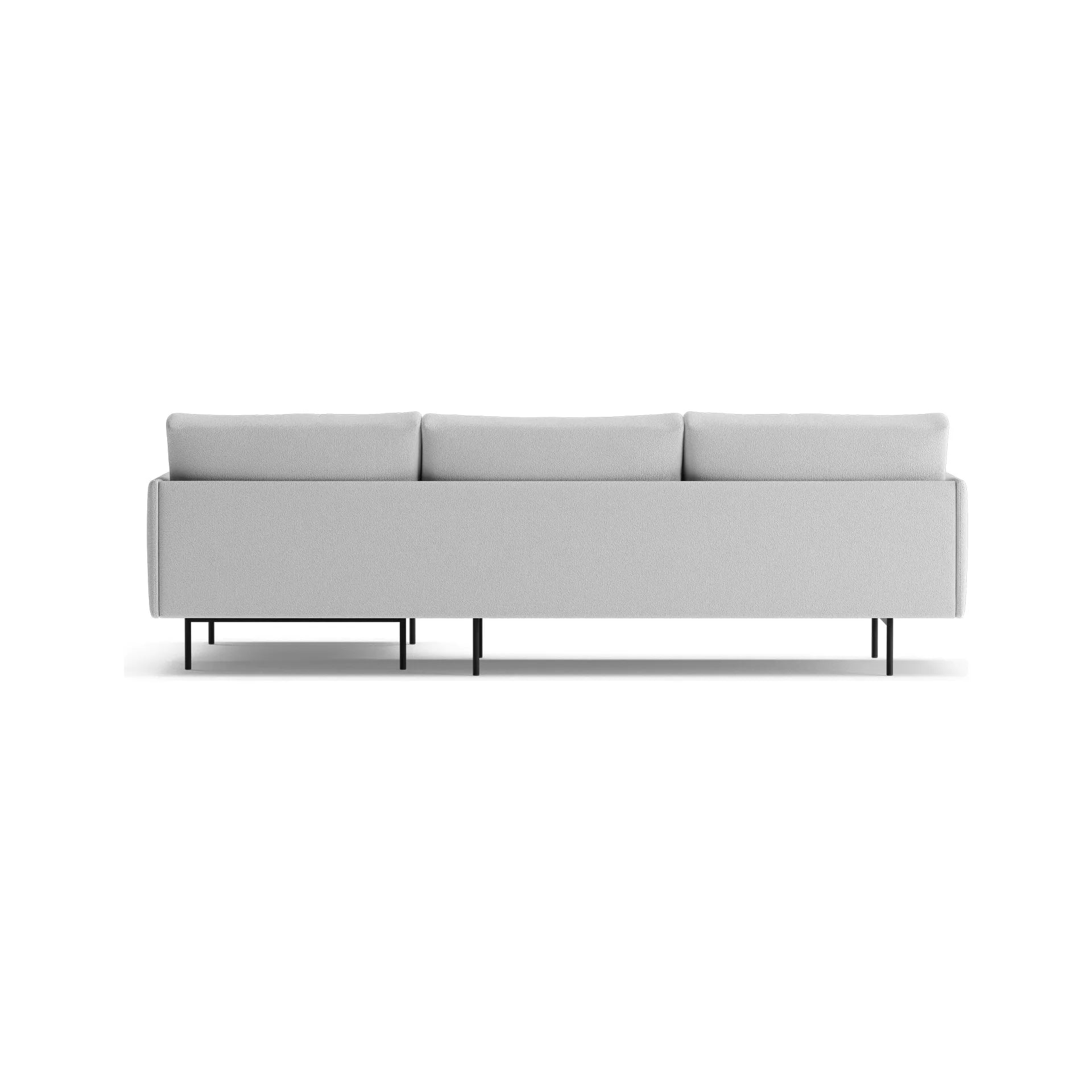 UMA kampinė sofa, pilka spalva, dešinė