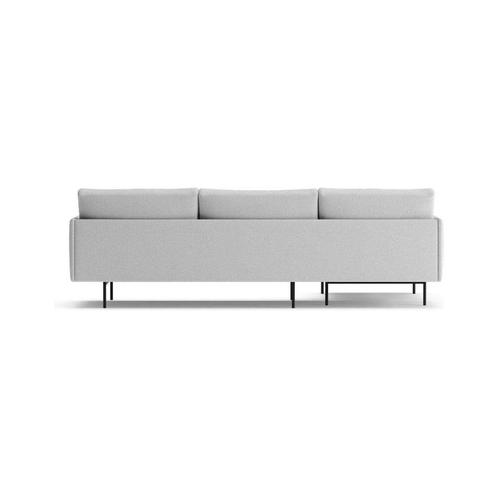 ANA kampinė sofa, pilka spalva, kairė pusė