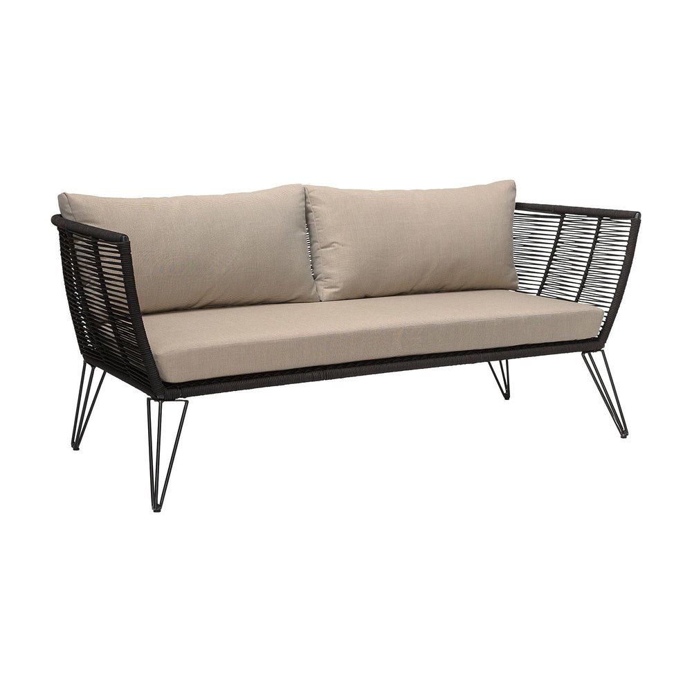 Lauko sofa MUNDO, juoda