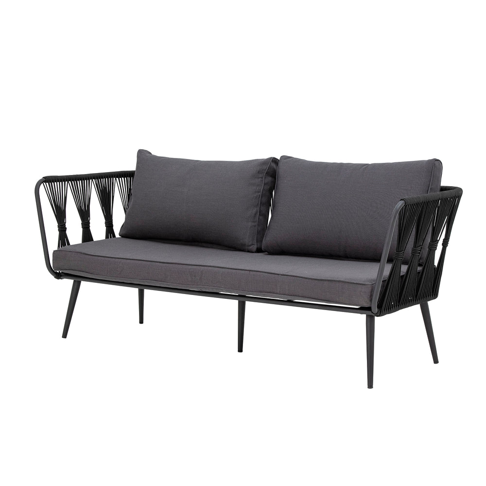 Lauko sofa PAVONE, juoda