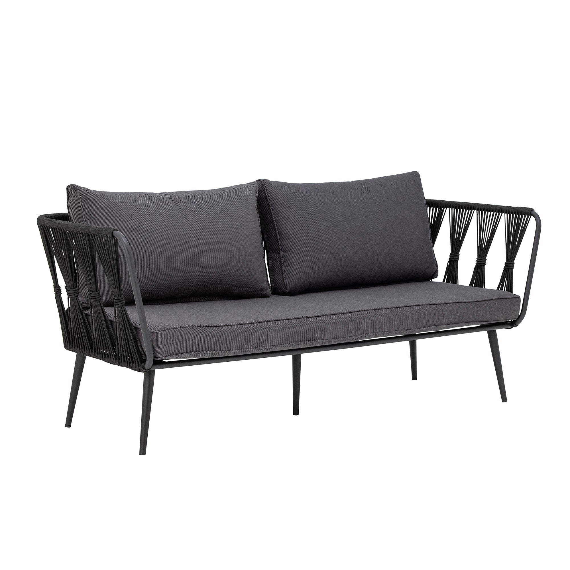 Lauko sofa PAVONE, juoda