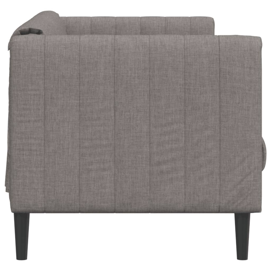 Dvivietė sofa, taupe spalvos, audinys