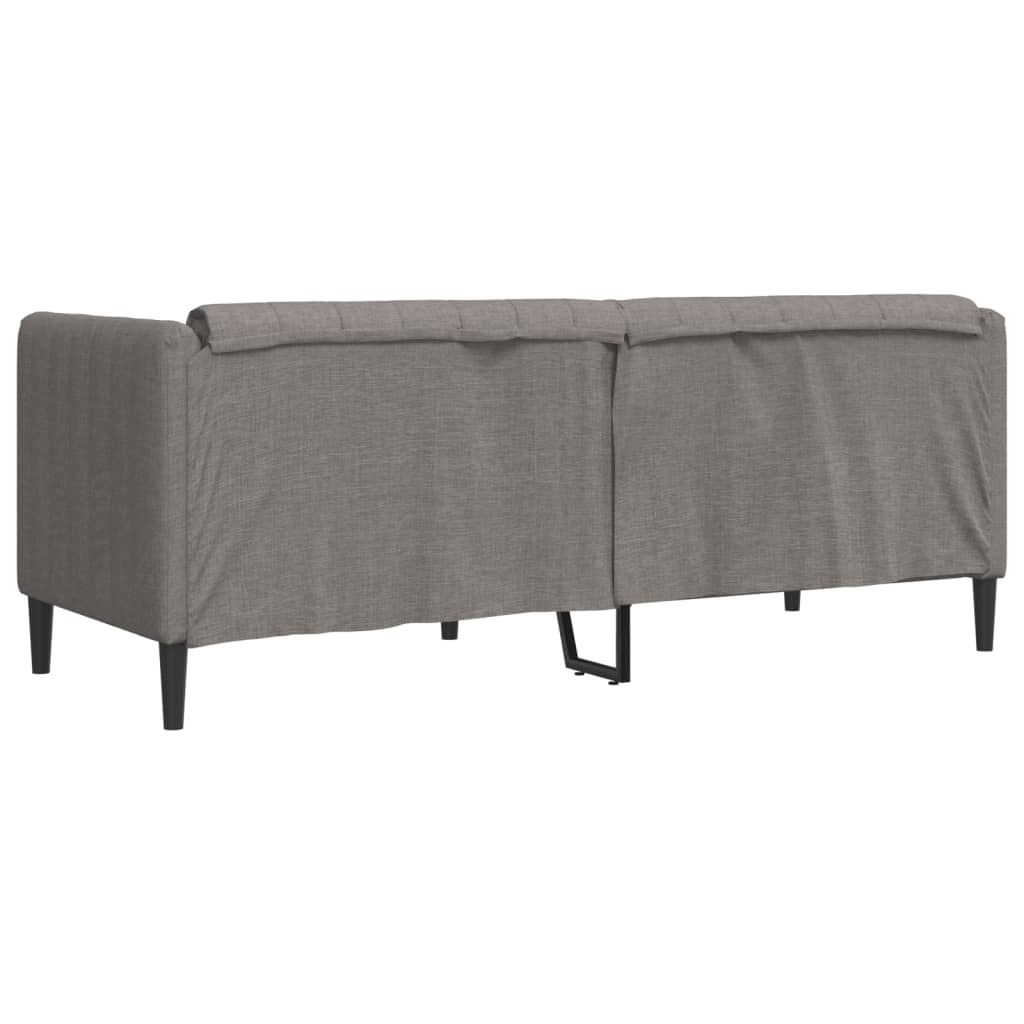 Dvivietė sofa, taupe spalvos, audinys