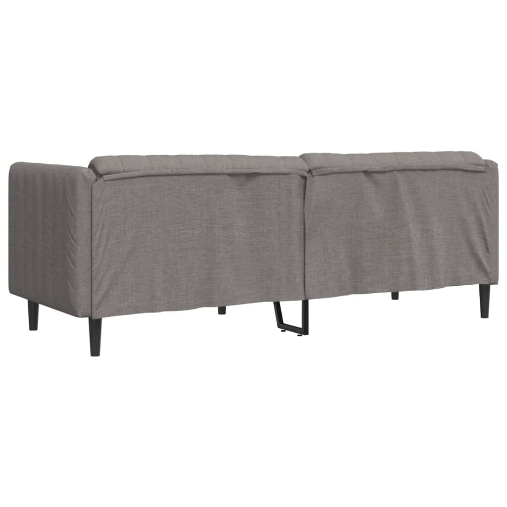 Trivietė sofa, taupe spalvos, audinys