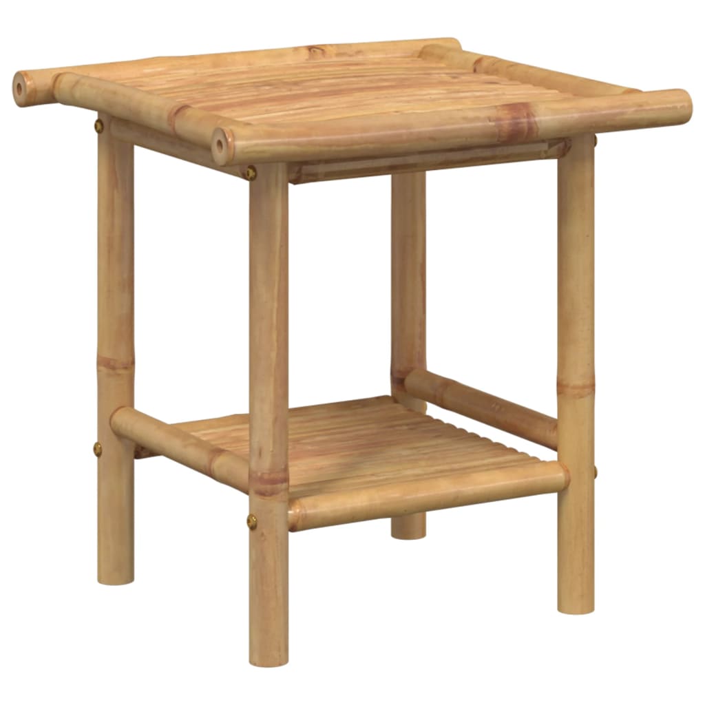 Kavos staliukas, 45x45x45cm, bambukas