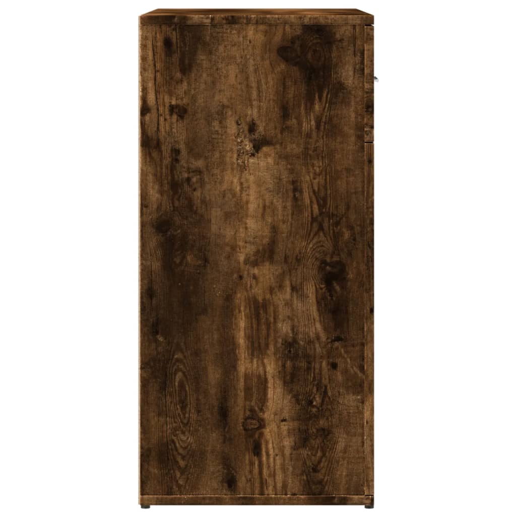Šoninės spintelės, 2vnt., dūminio ąžuolo, 79x38x80cm, mediena