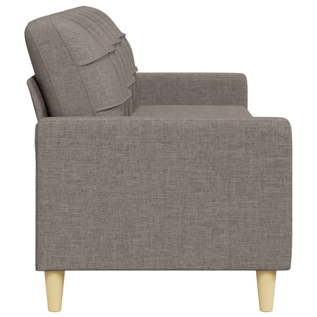 Trivietė sofa, taupe spalvos, 180cm, audinys