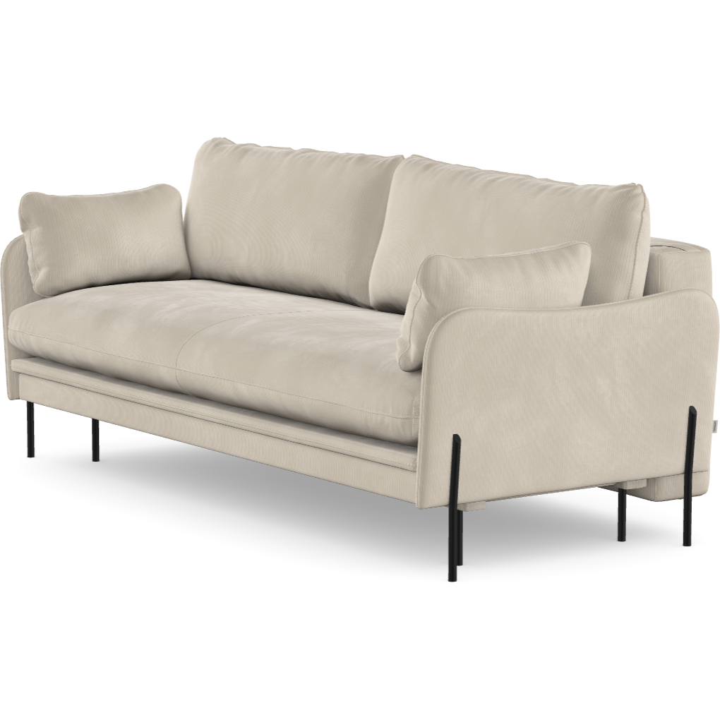 3 vietų sofa lova DONNIE , alabaster smėlinė spalva