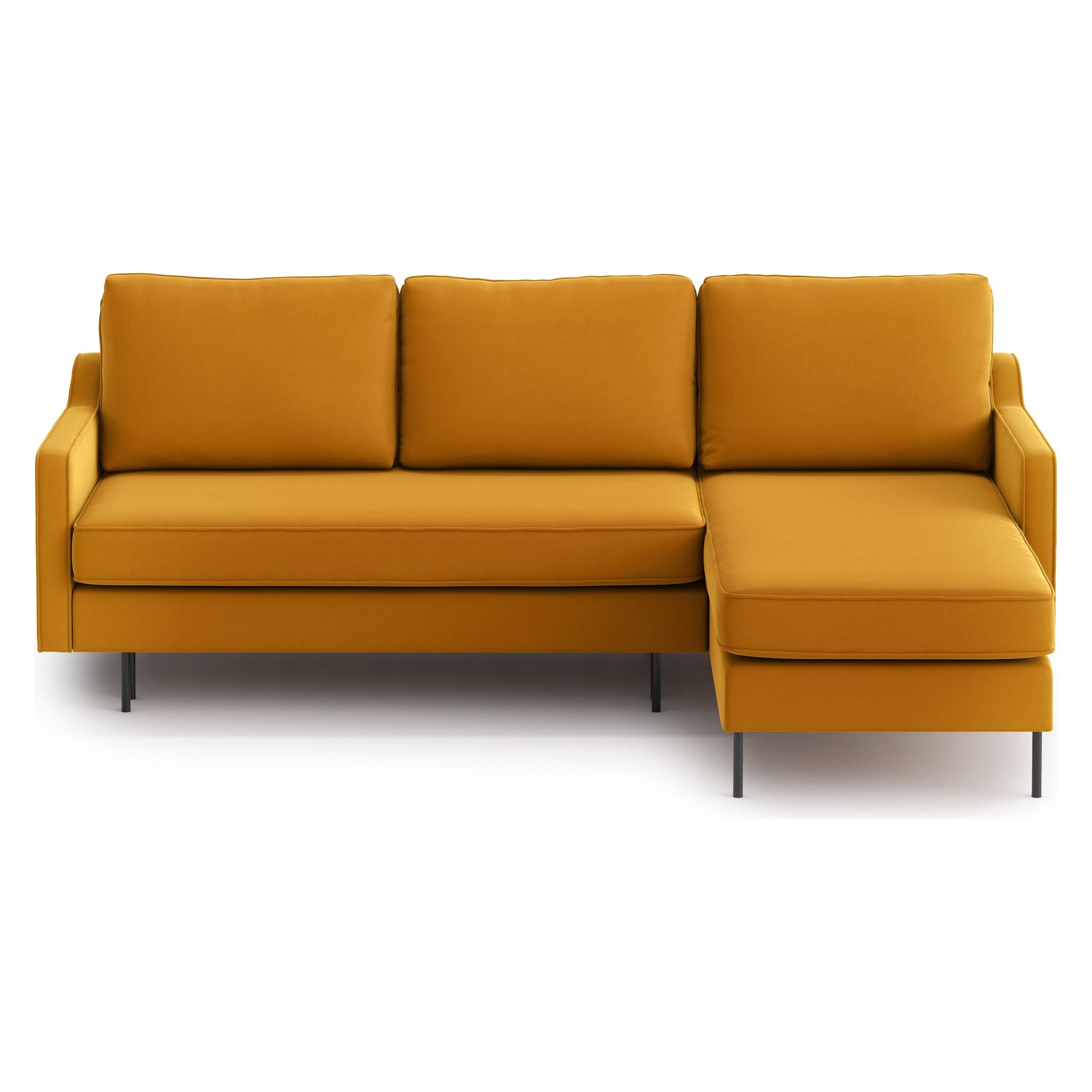 ABBE keičiamo kampo sofa, konjako spalva