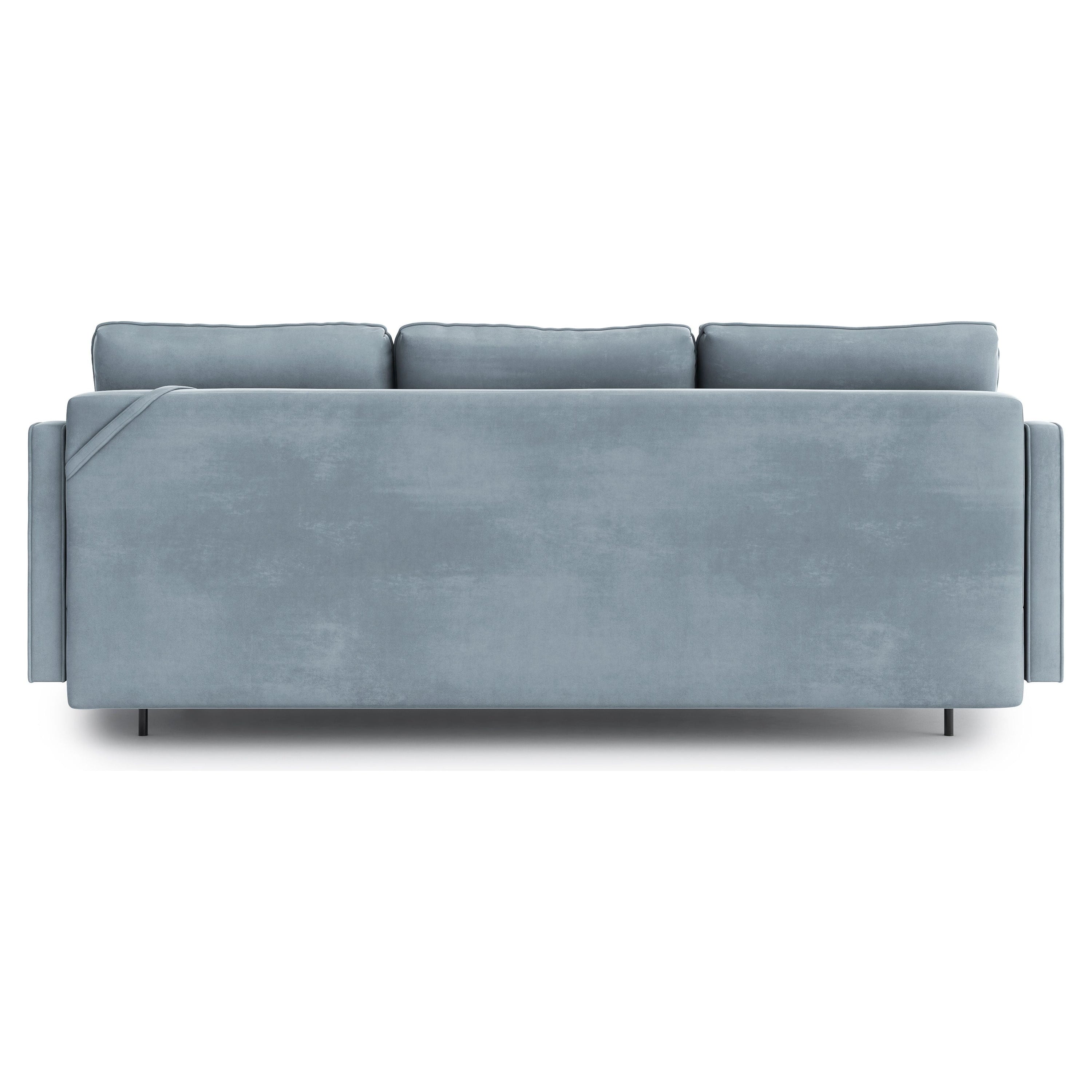 ABBE 3 vietų sofa lova, melsva spalva