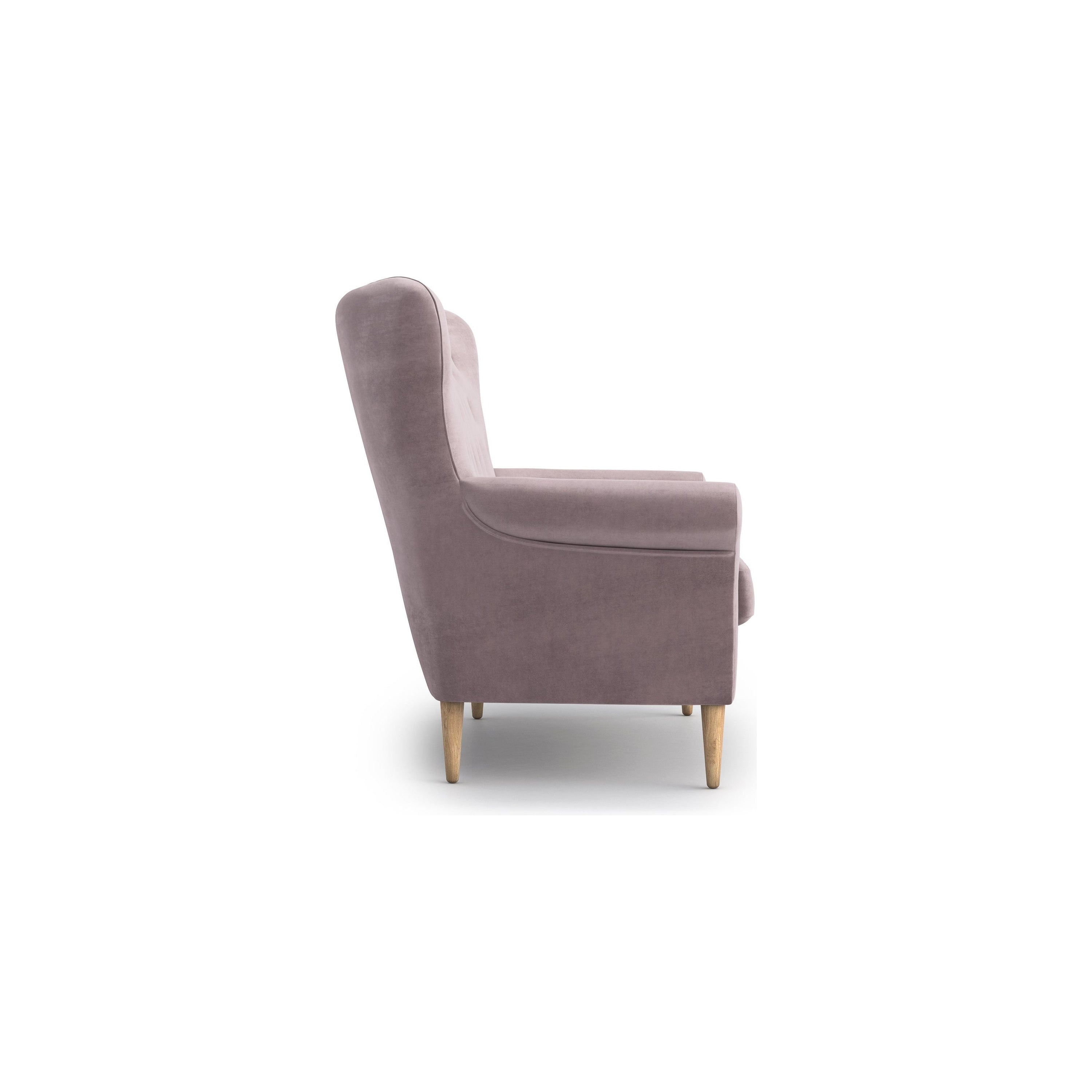 AMELIE 2 vietų sofa, rožinė spalva