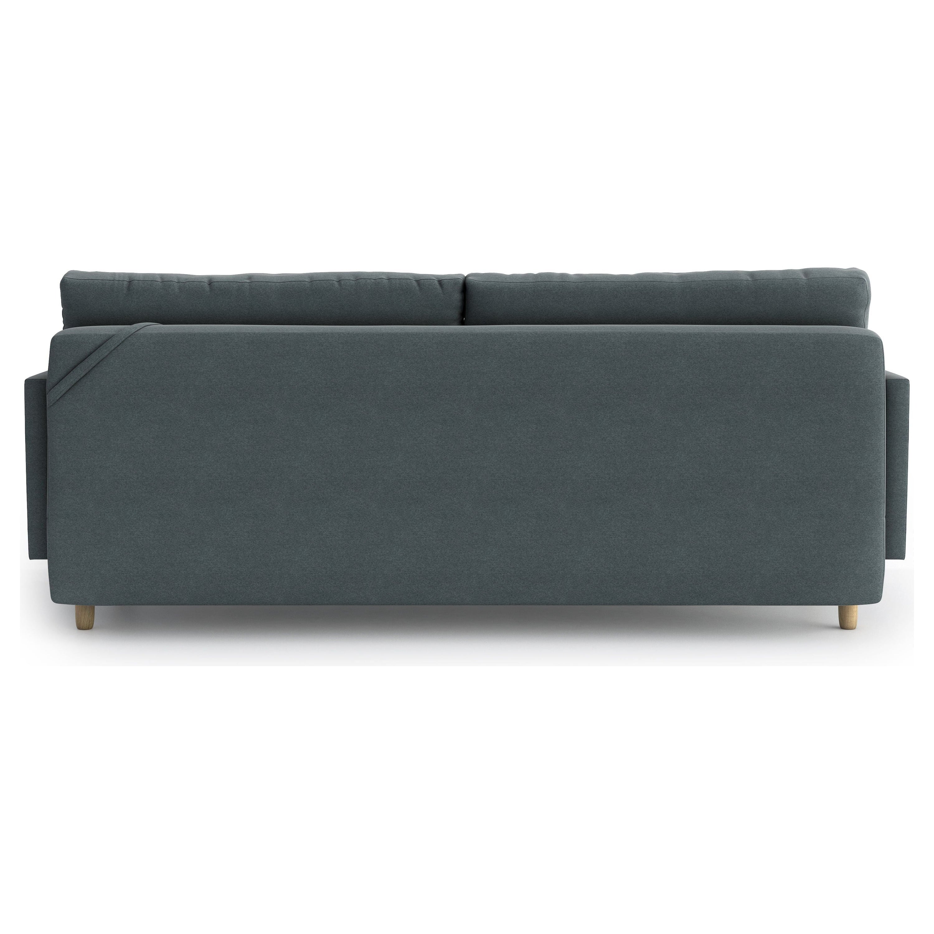 AMY 3 vietų sofa lova, pilka spalva