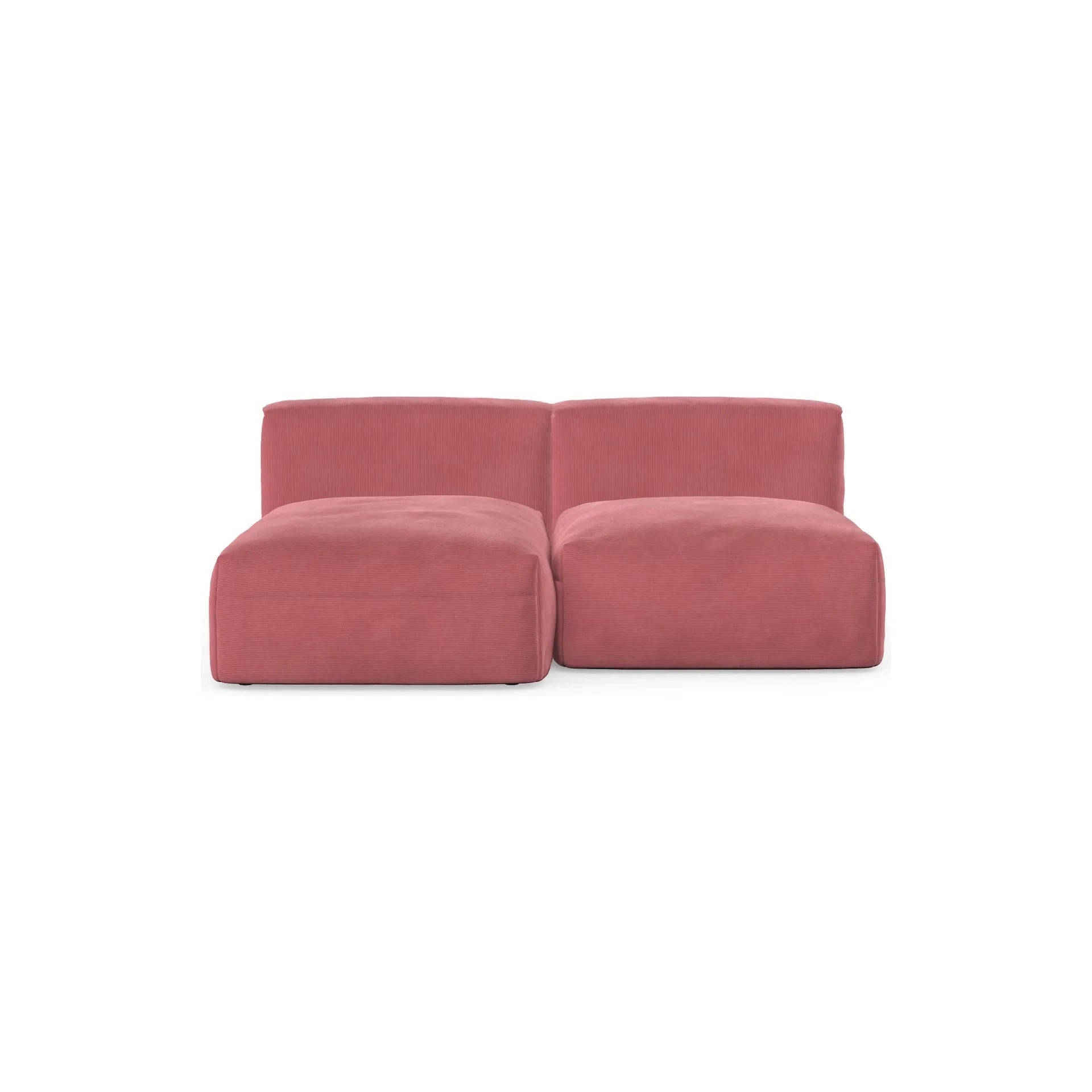 CLOUD M, 3 vietų modulinė sofa, melsva spalva, velvetas