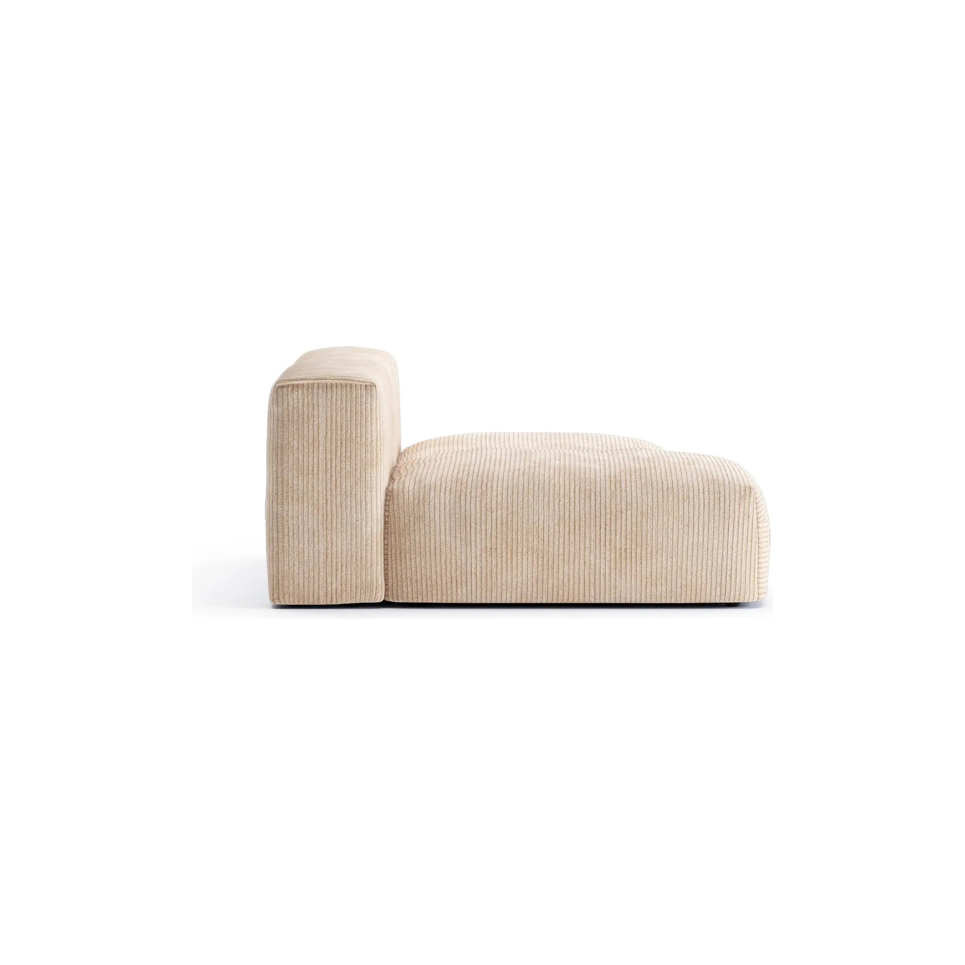 CLOUD M, 3 vietų modulinė sofa, smėlio spalva, velvetas