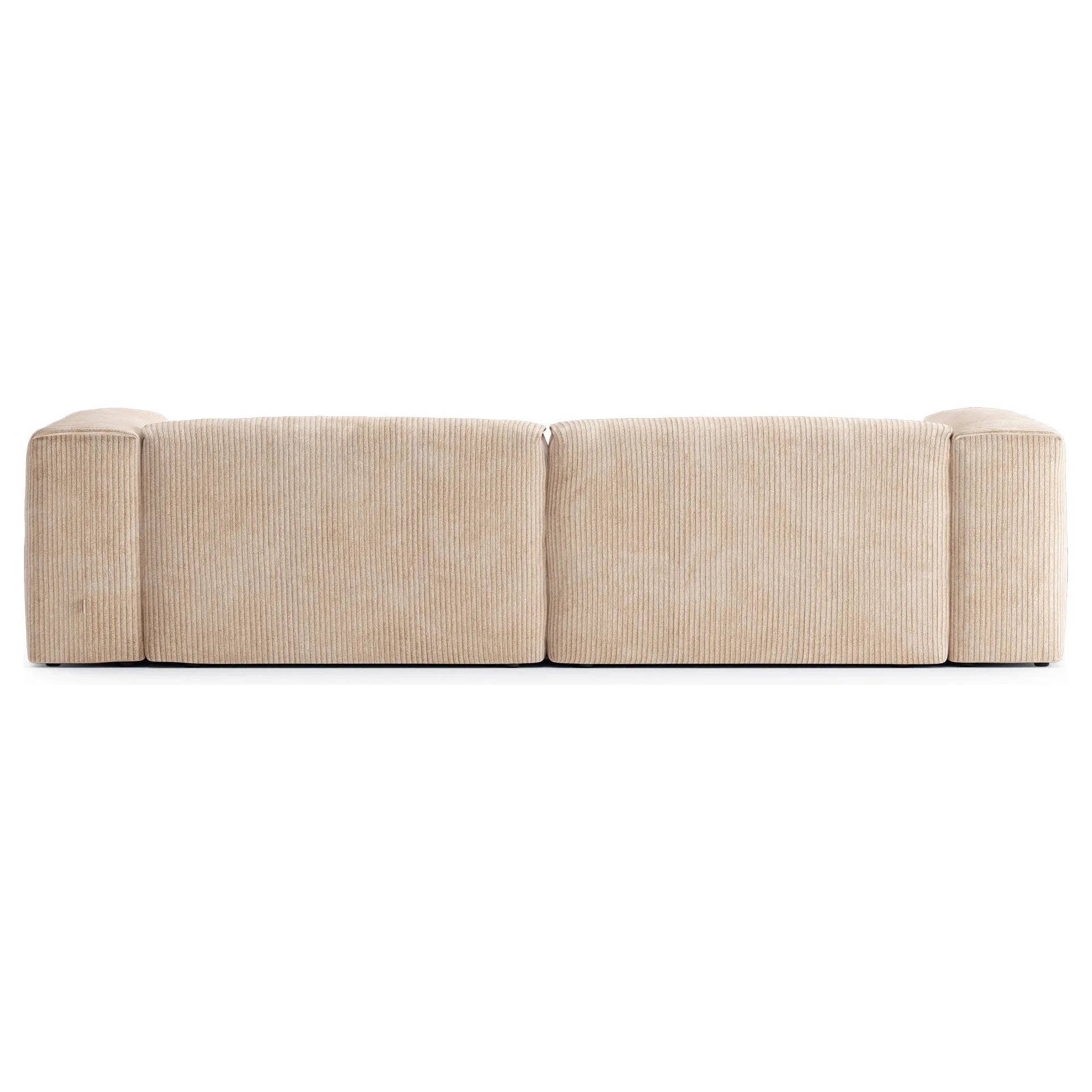 CLOUD S, 3-4 vietų modulinė sofa, smėlio spalva, velvetas