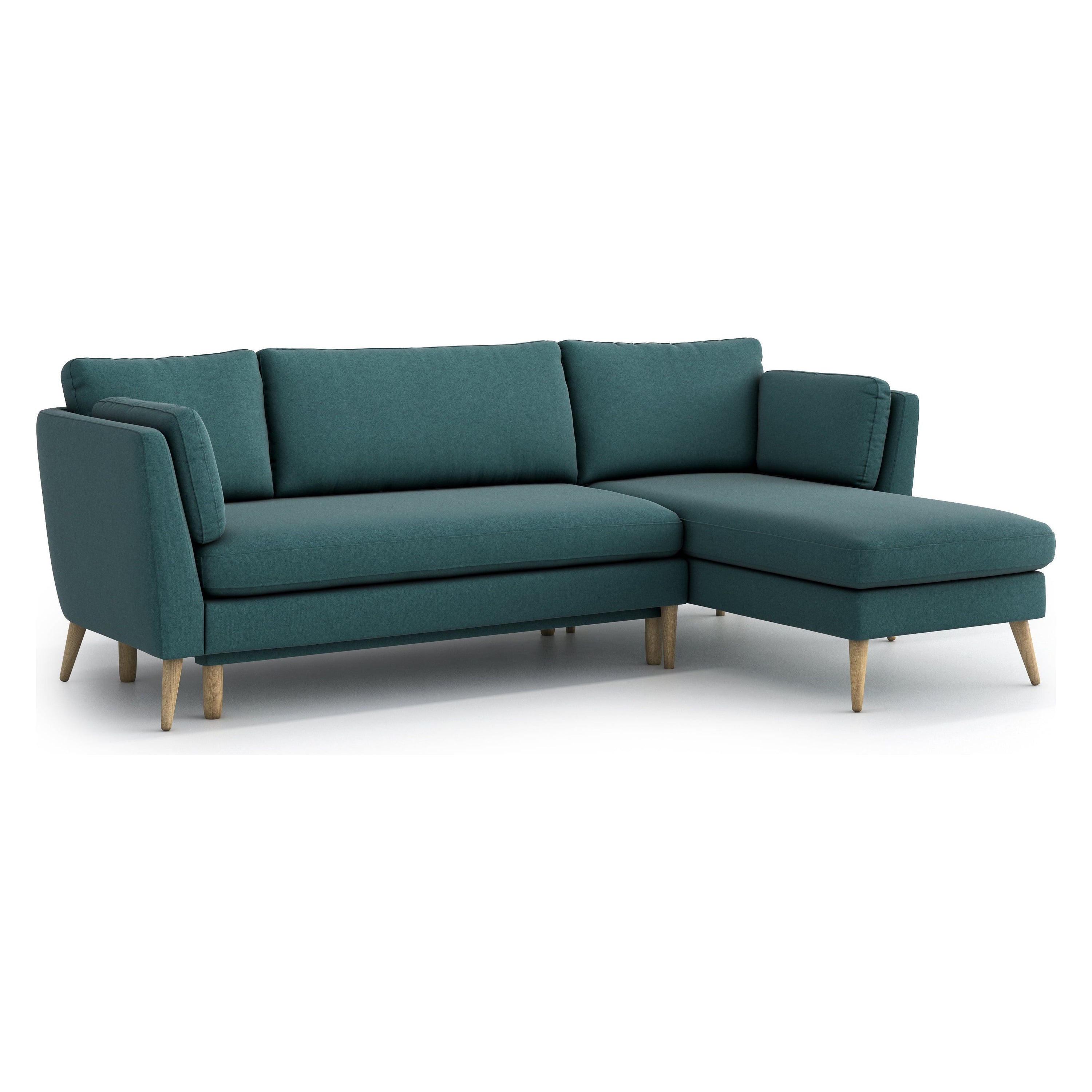 JANE kampinė sofa lova, turkio spalva, universali kampo pusė