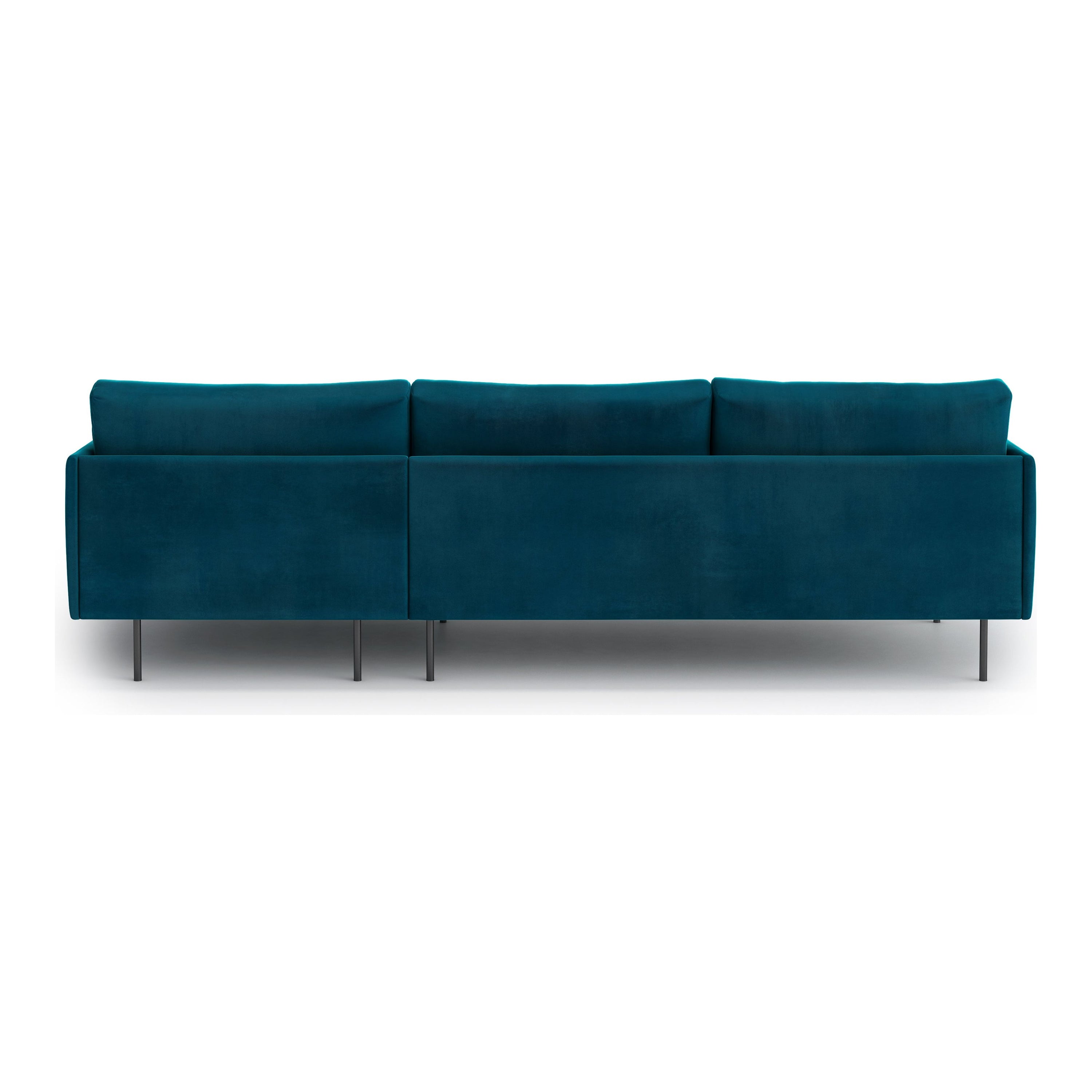 UMA kampinė sofa, mėlyna spalva, dešinė