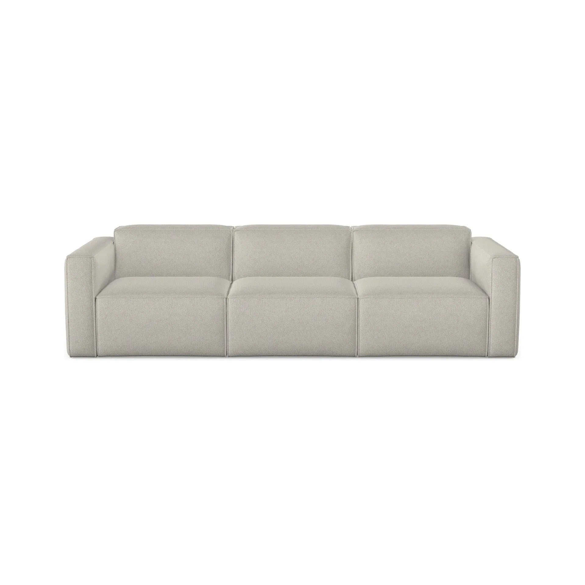 SLAY 3 vietų sofa, šviesiai pilka spalva