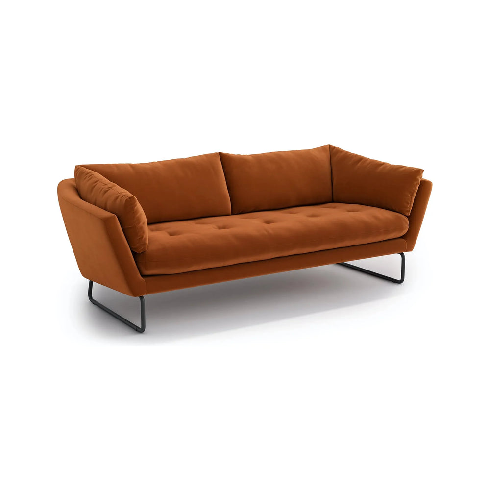 YOKO 3 vietų sofa, konjako spalva