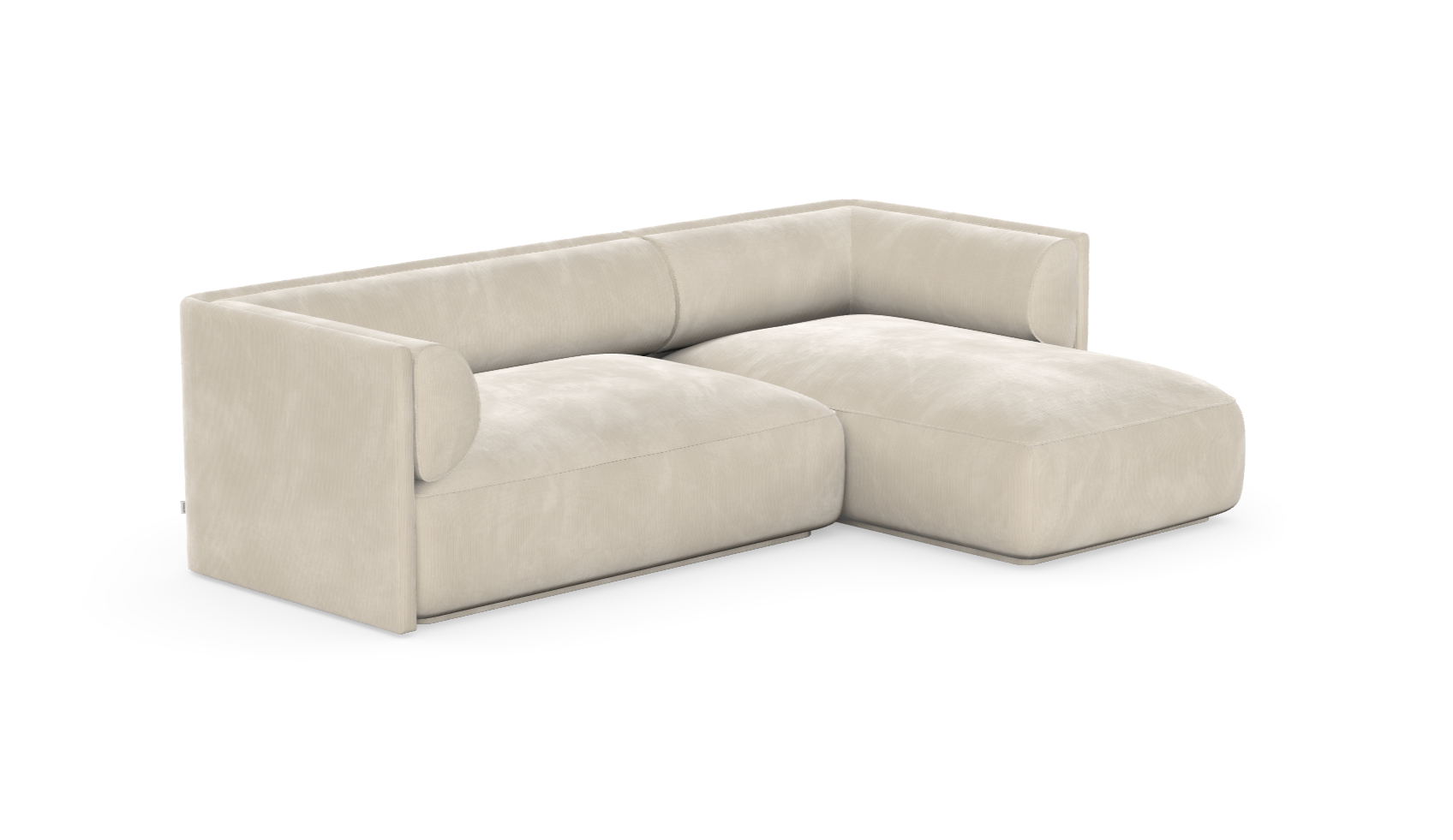 MOOD kampinė sofa, ALABASTER spalva