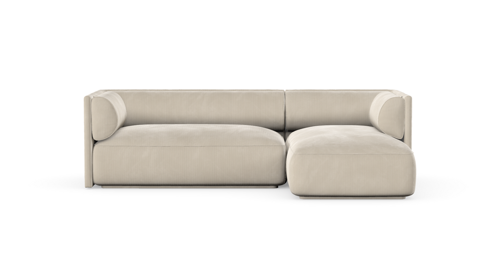 MOOD kampinė sofa, ALABASTER spalva