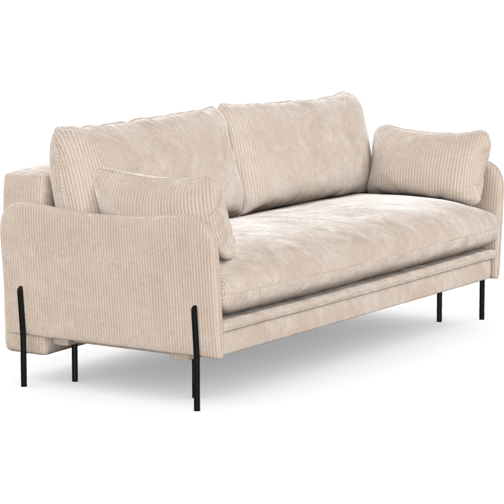 3 vietų sofa lova DONNIE , almond smėlinė spalva