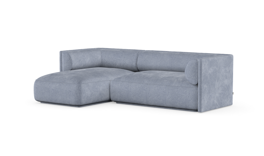 MOOD kampinė sofa, ARCTIC spalva, dešinė pusė