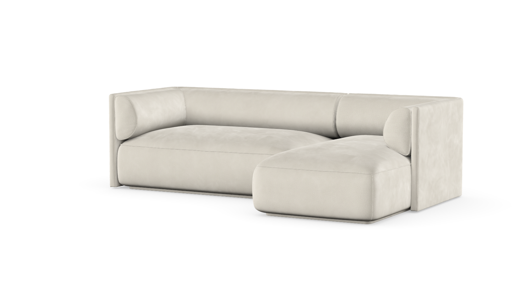 MOOD kampinė sofa, BONE spalva