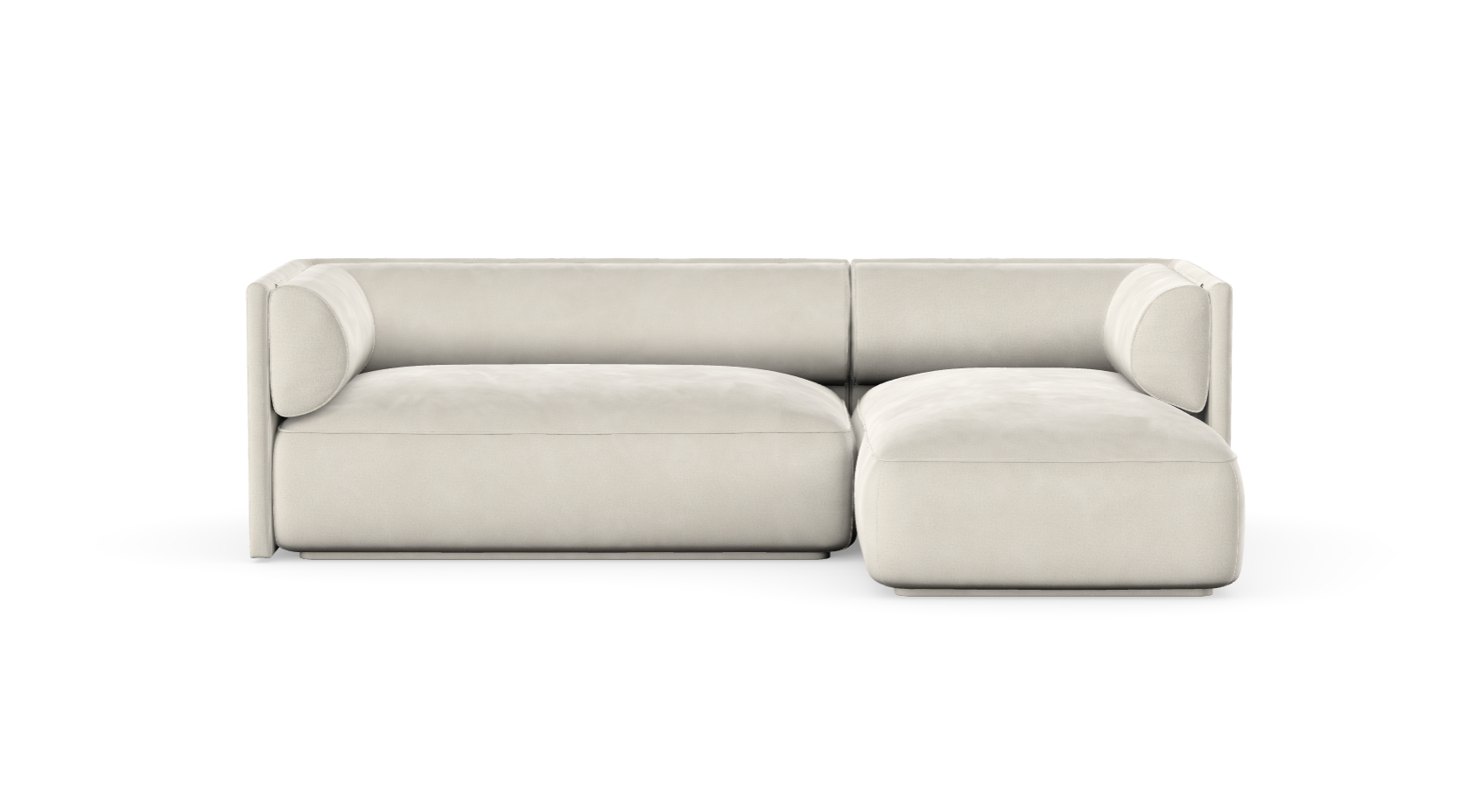 MOOD kampinė sofa, BONE spalva