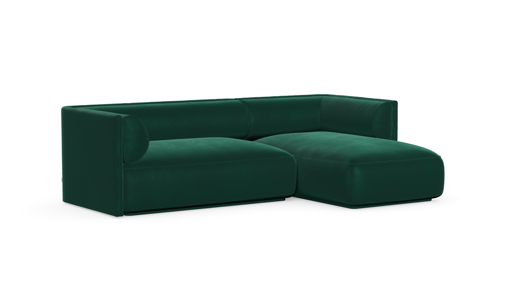 MOOD kampinė sofa, BOTTLE GREEN spalva