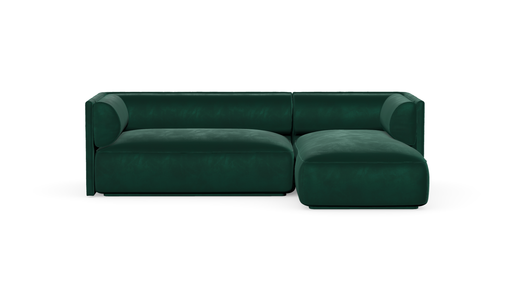 MOOD kampinė sofa, BOTTLE GREEN spalva