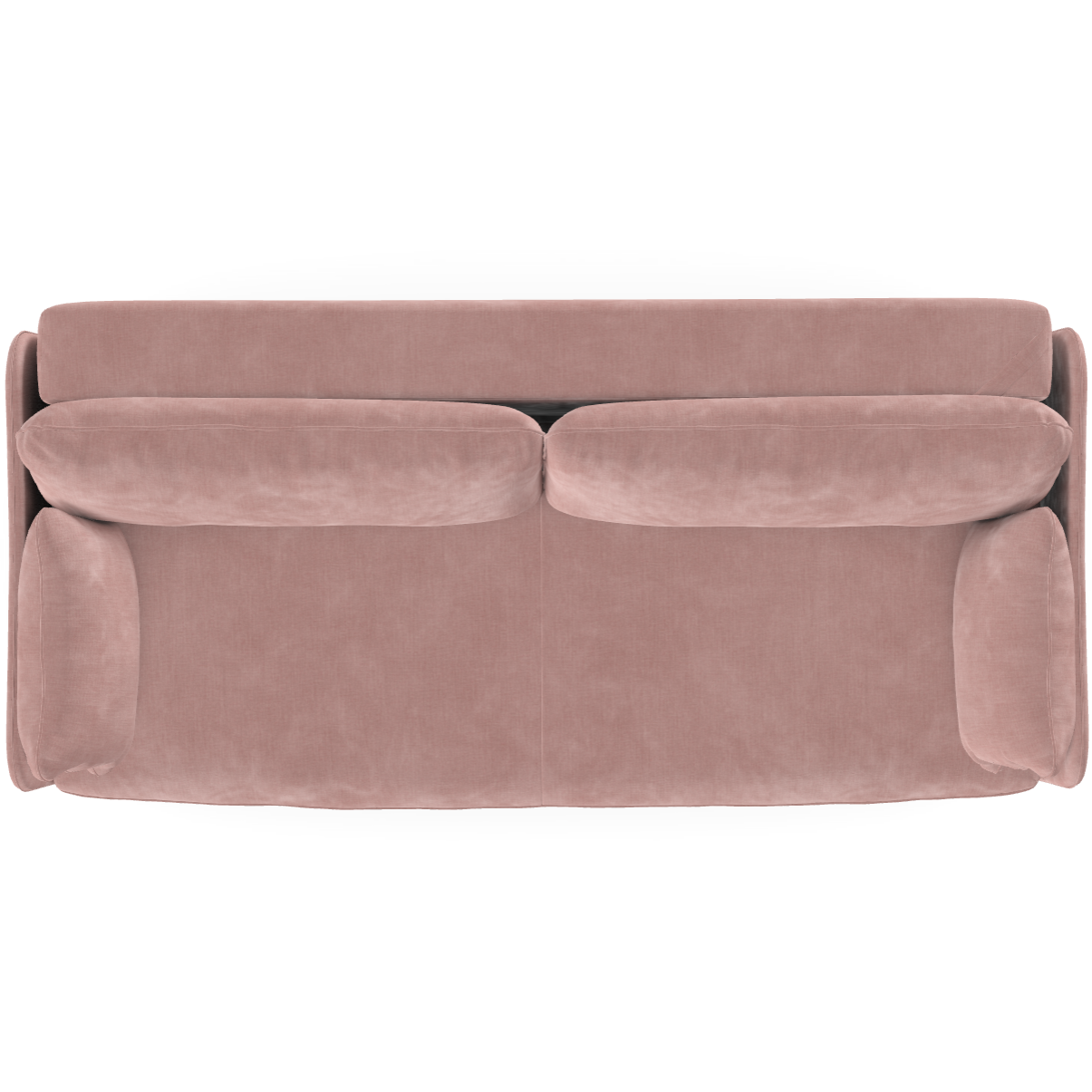 3 vietų sofa lova DONNIE, dusty pink spalva