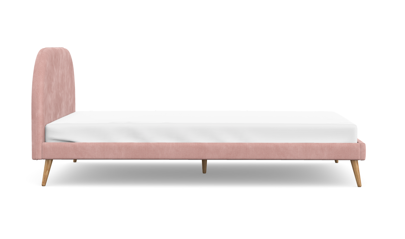 MOLLY lova 140x200cm, DUSTY PINK spalva