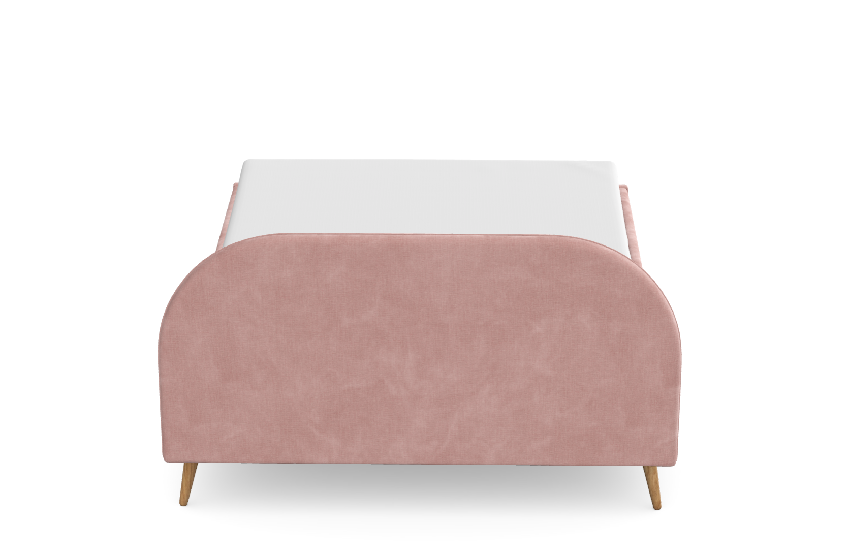 MOLLY lova 140x200cm, DUSTY PINK spalva