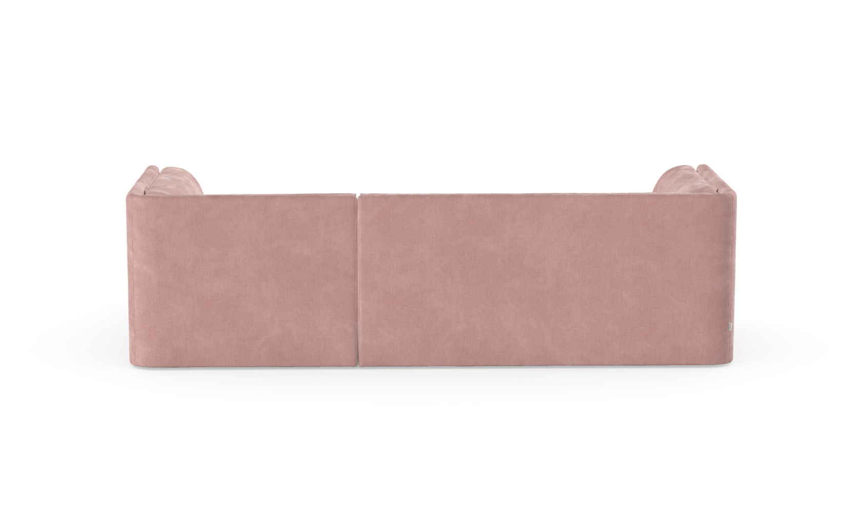 MOOD kampinė sofa, DUSTY PINK spalva