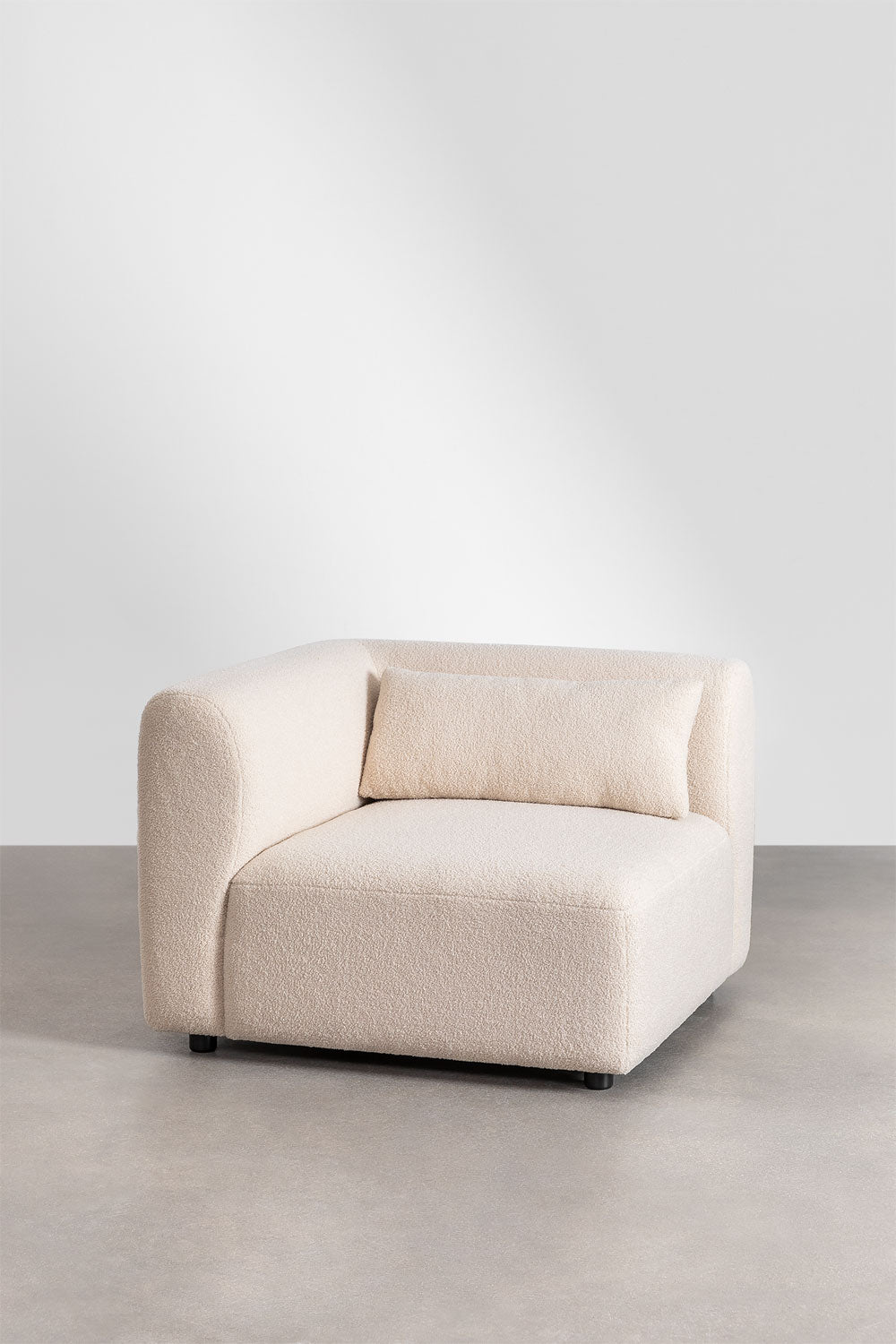 Dviejų dalių modulinė sofa FILA, teddy audinys