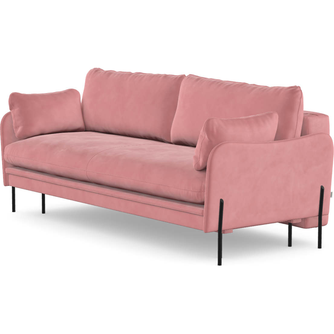 3 vietų sofa lova DONNIE, flamingo spalva