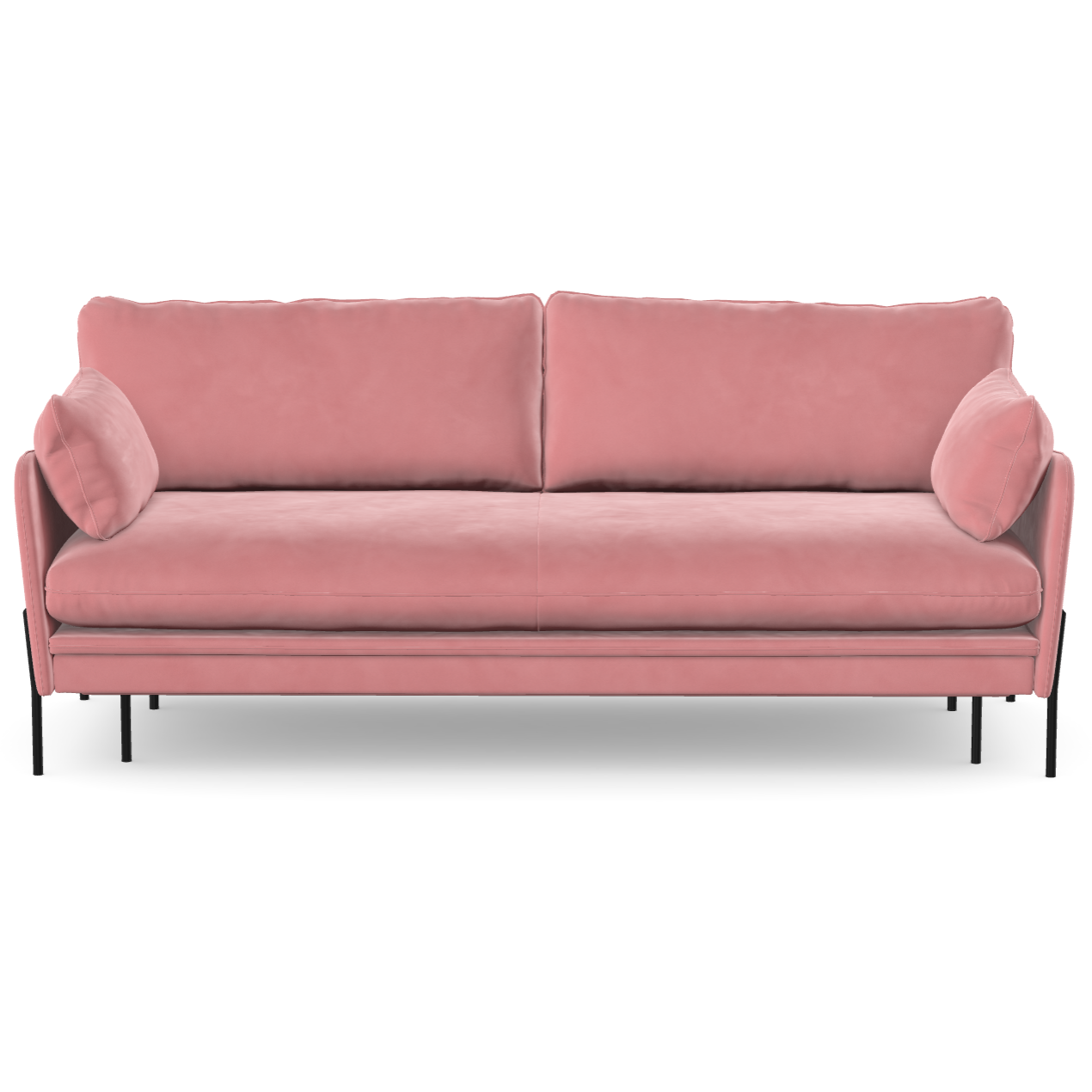 3 vietų sofa lova DONNIE, flamingo spalva