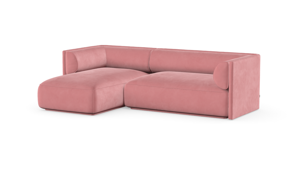 MOOD kampinė sofa, FLAMINGO spalva, dešinė pusė