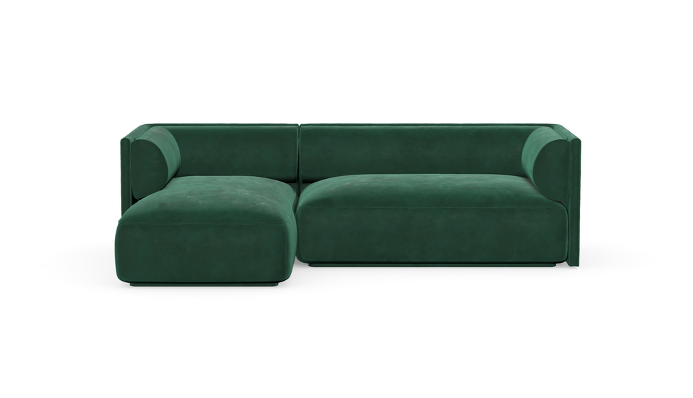 MOOD kampinė sofa, FOREST VELVET spalva, dešinė pusė