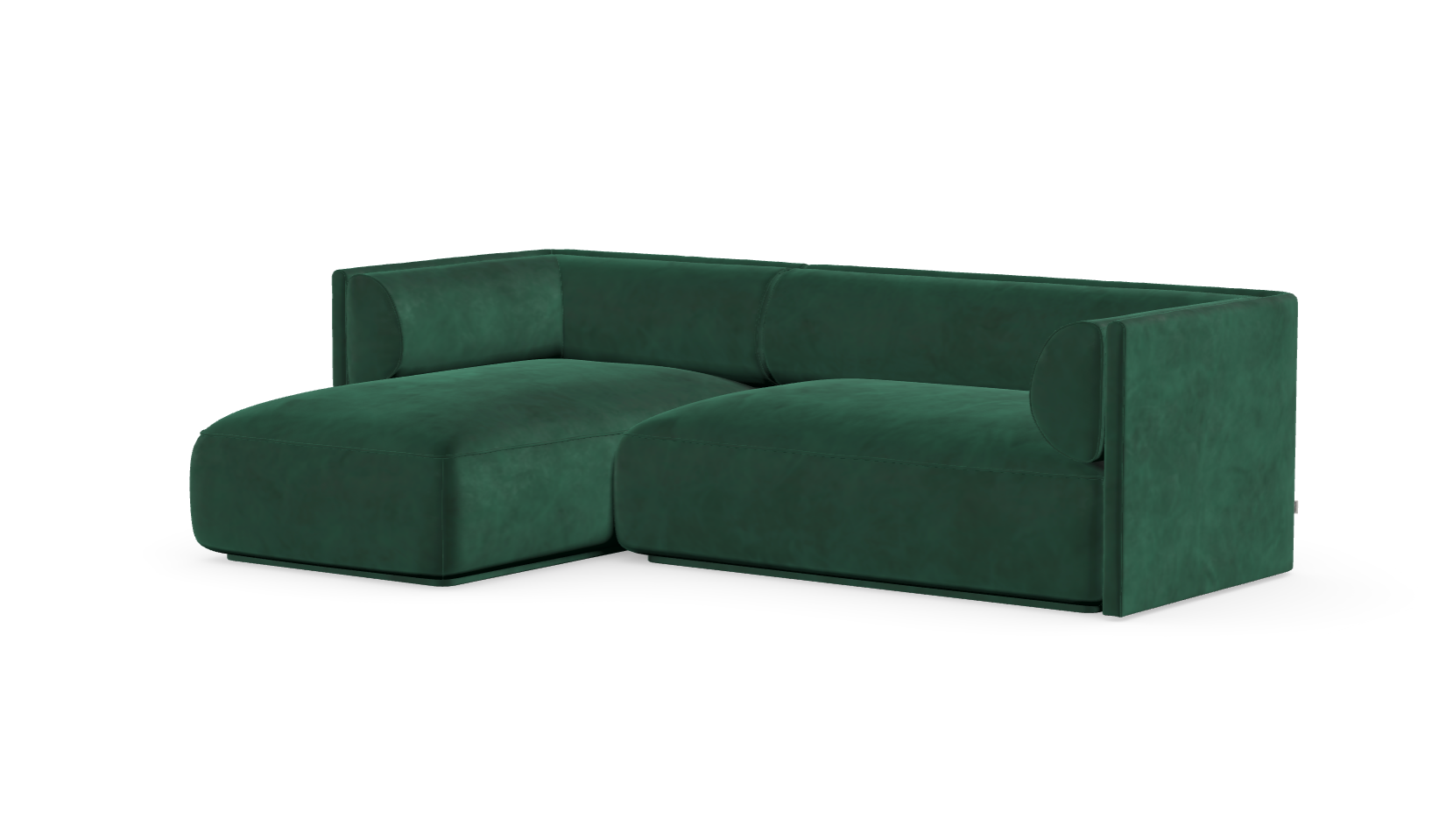 MOOD kampinė sofa, FOREST VELVET spalva, dešinė pusė