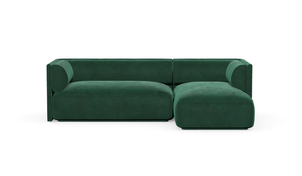 MOOD kampinė sofa, FOREST VELVET spalva