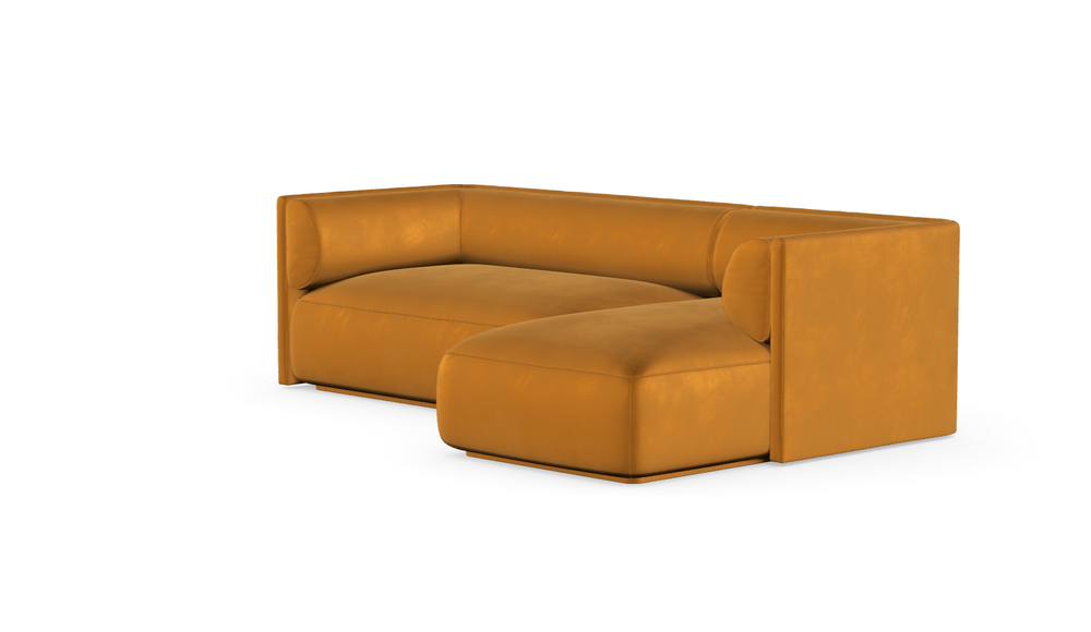 MOOD kampinė sofa, GOLDEN VELVET spalva