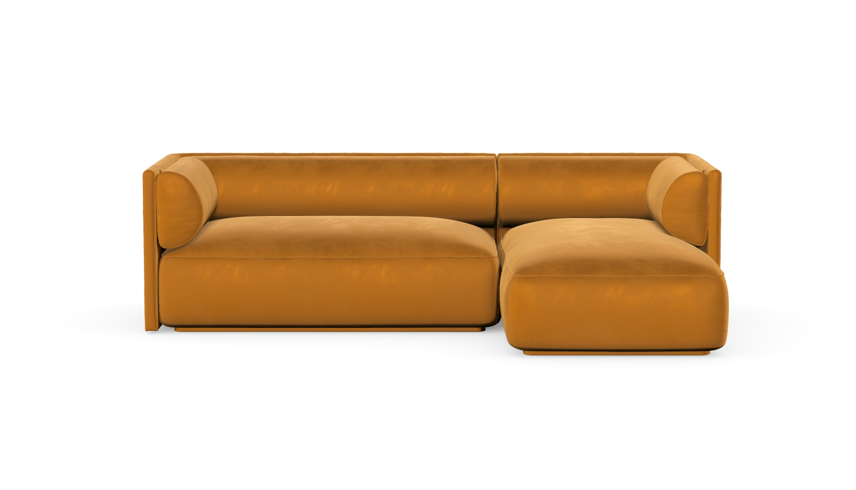 MOOD kampinė sofa, GOLDEN VELVET spalva