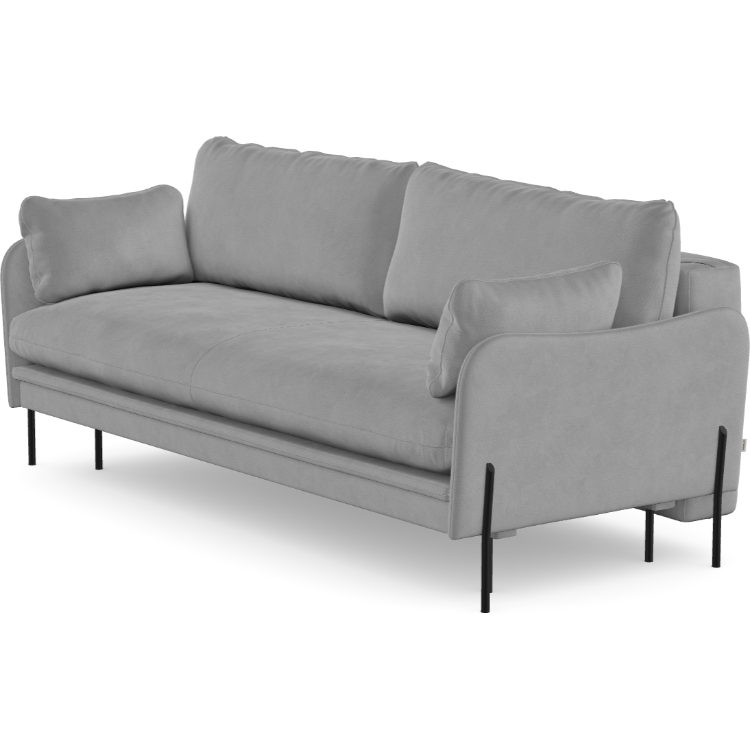 3 vietų sofa lova DONNIE, Gris spalva