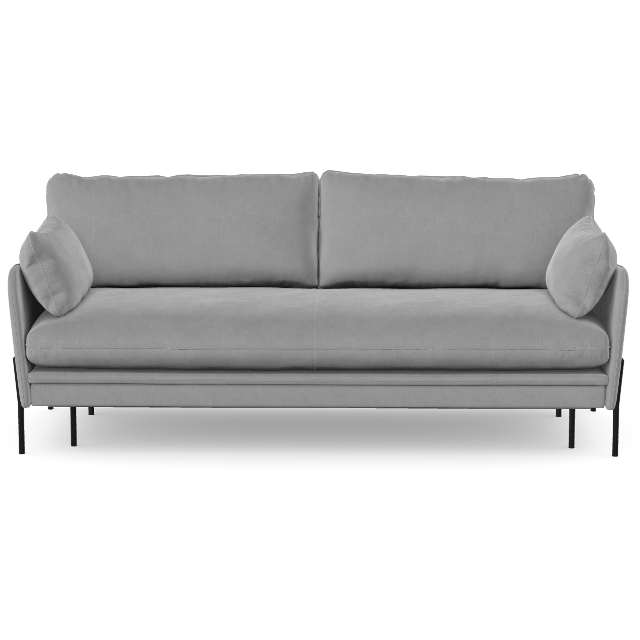 3 vietų sofa lova DONNIE, Gris spalva