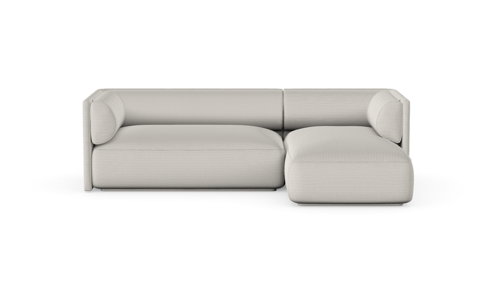 MOOD kampinė sofa, LINEN spalva