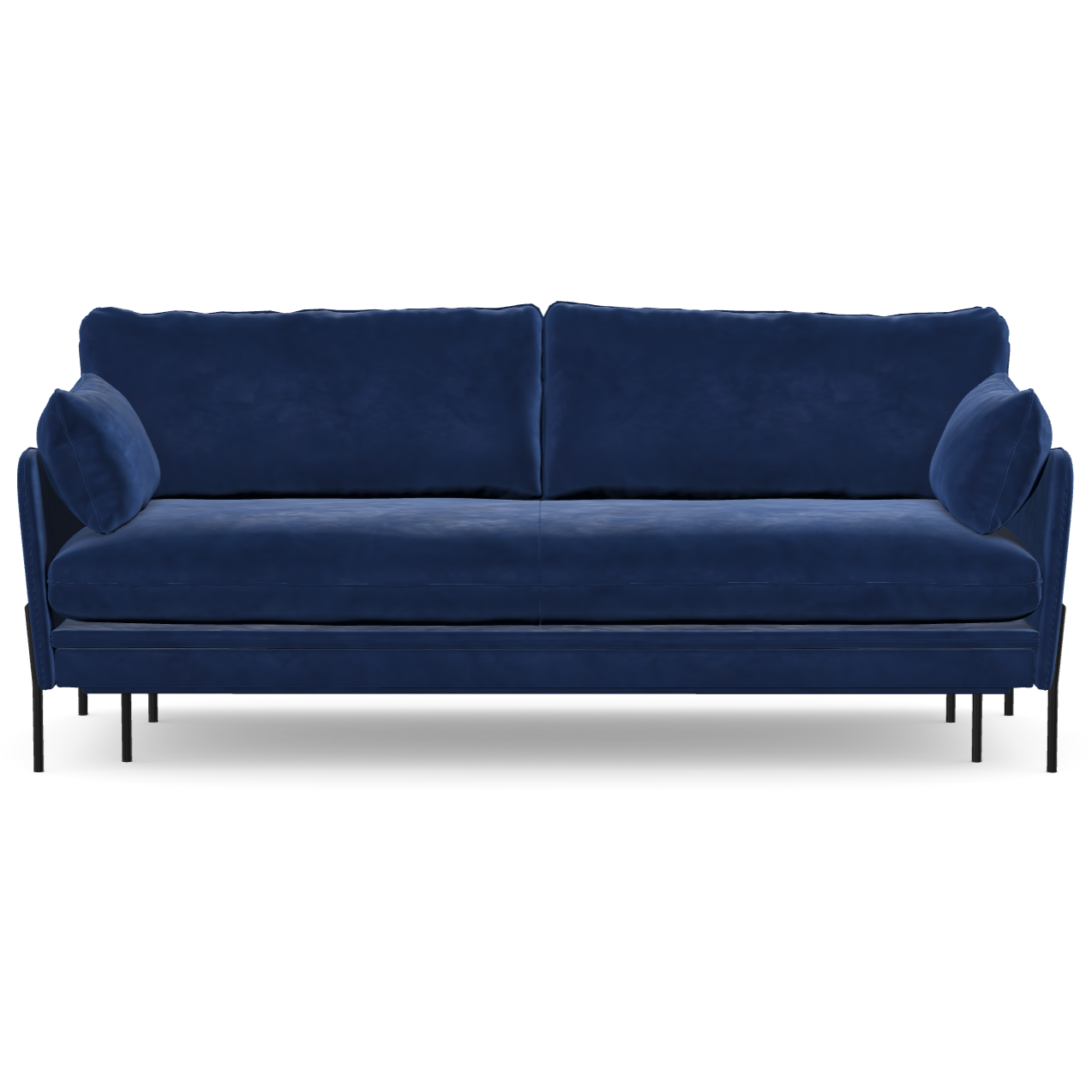 3 vietų sofa lova DONNIE, Marine blue spalva