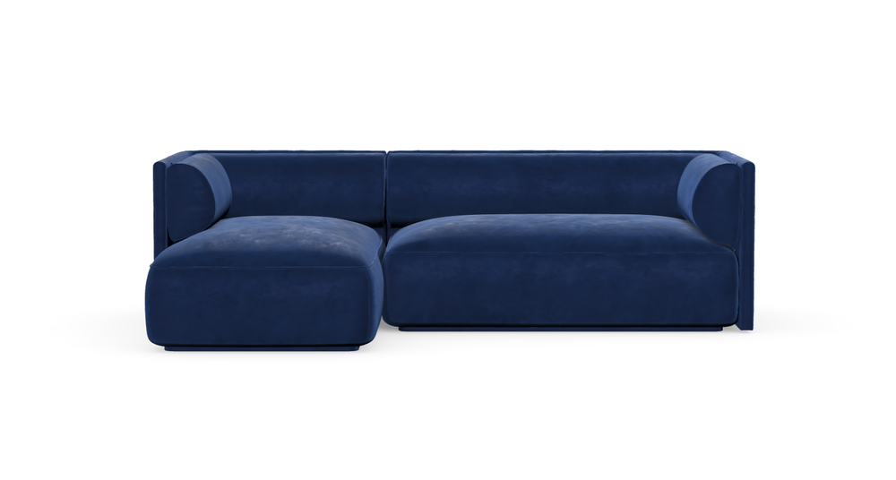 MOOD kampinė sofa, MARINE BLUE spalva, dešinė pusė